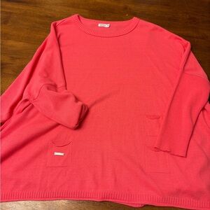 Mer Sea Coral Knit oversized women’s Sweater OS